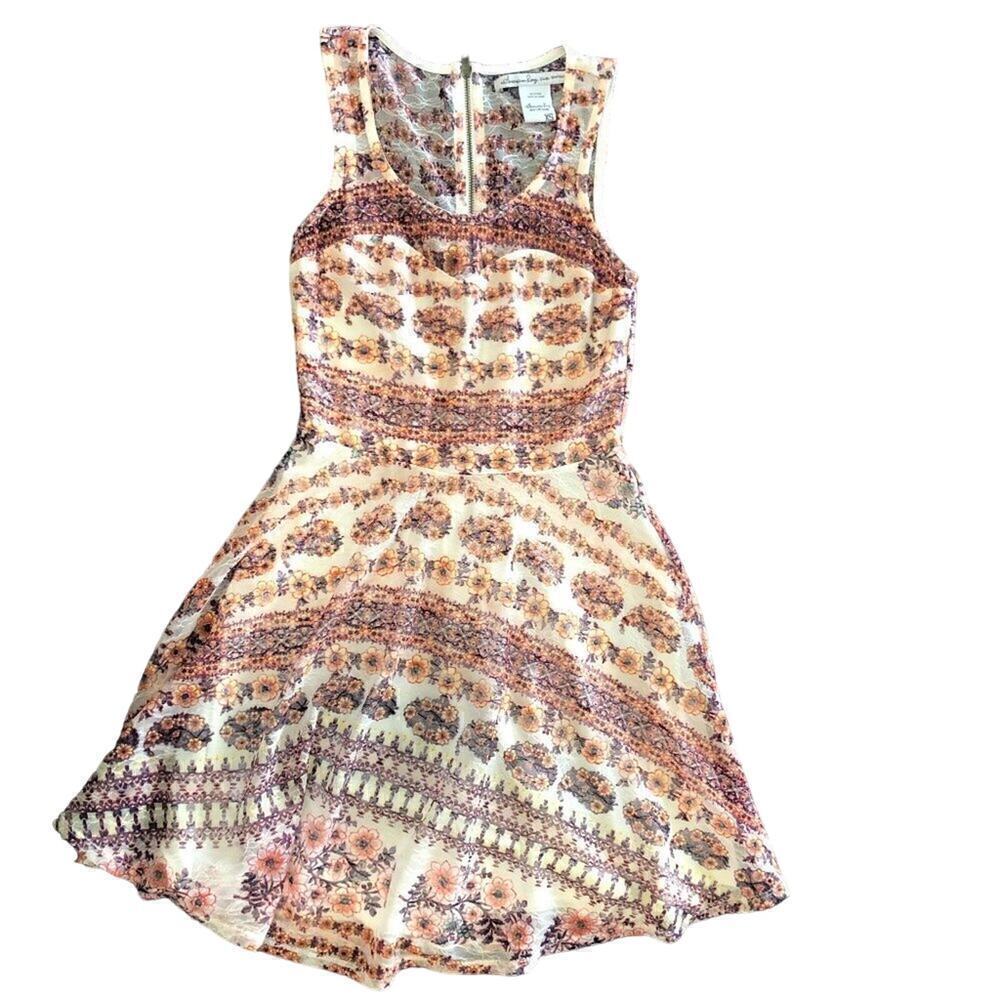 American Rag Lace Floral Fit & Flare Dress​​​​​, XS